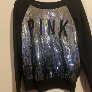 Victoria secret PINK sequin sweatshirt